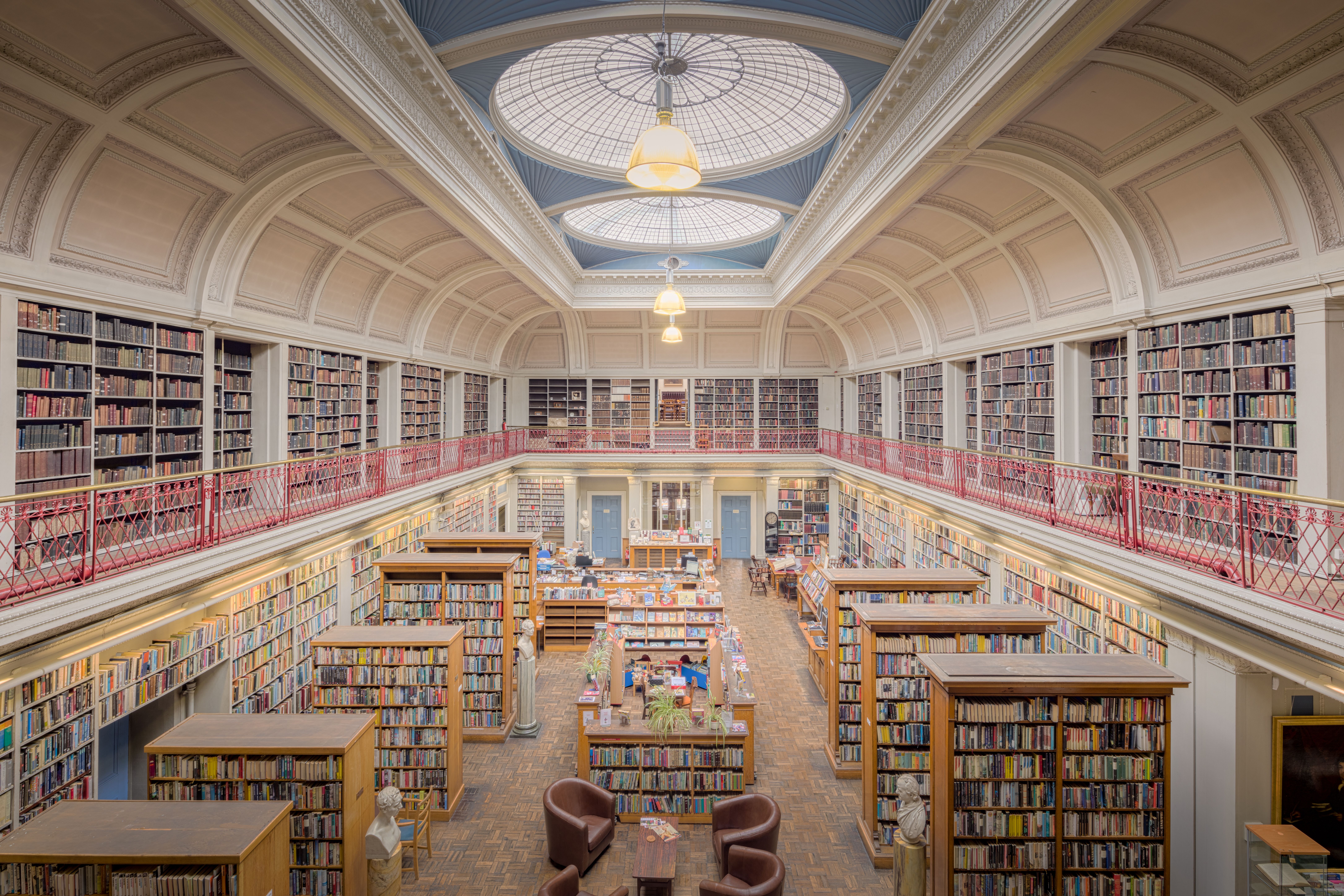 A peaceful Lumora Wellness library